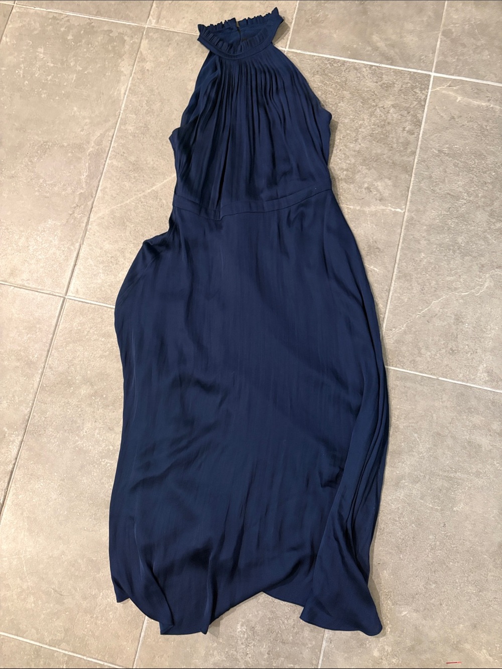 Banana Republic Deep Navy Halter Maxi Dress